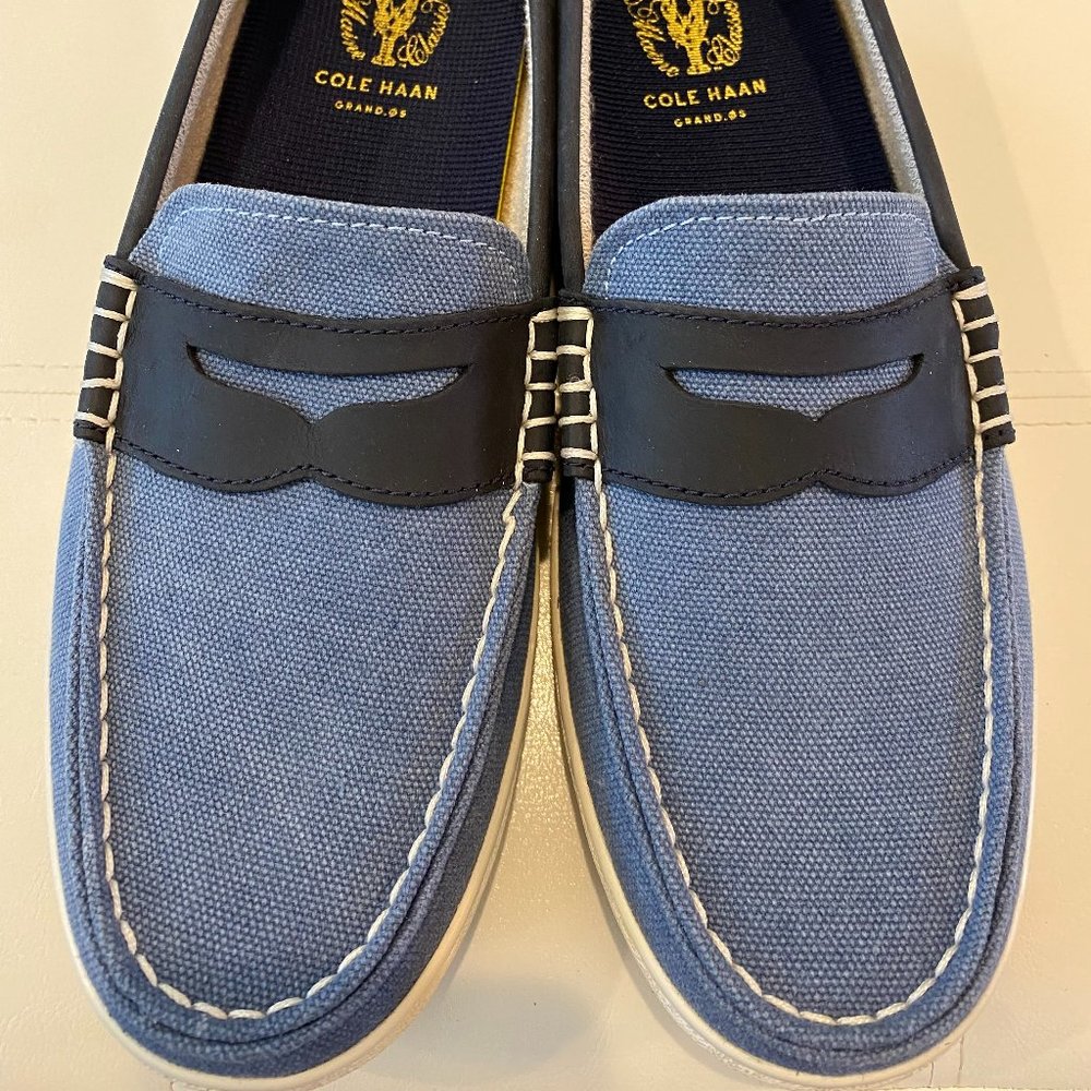 New Men's Cole Haan Pinch Weekender Loafer - Navy Ink/Pacific - Size 8
